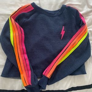 Aviator Nation Cropped Crewneck